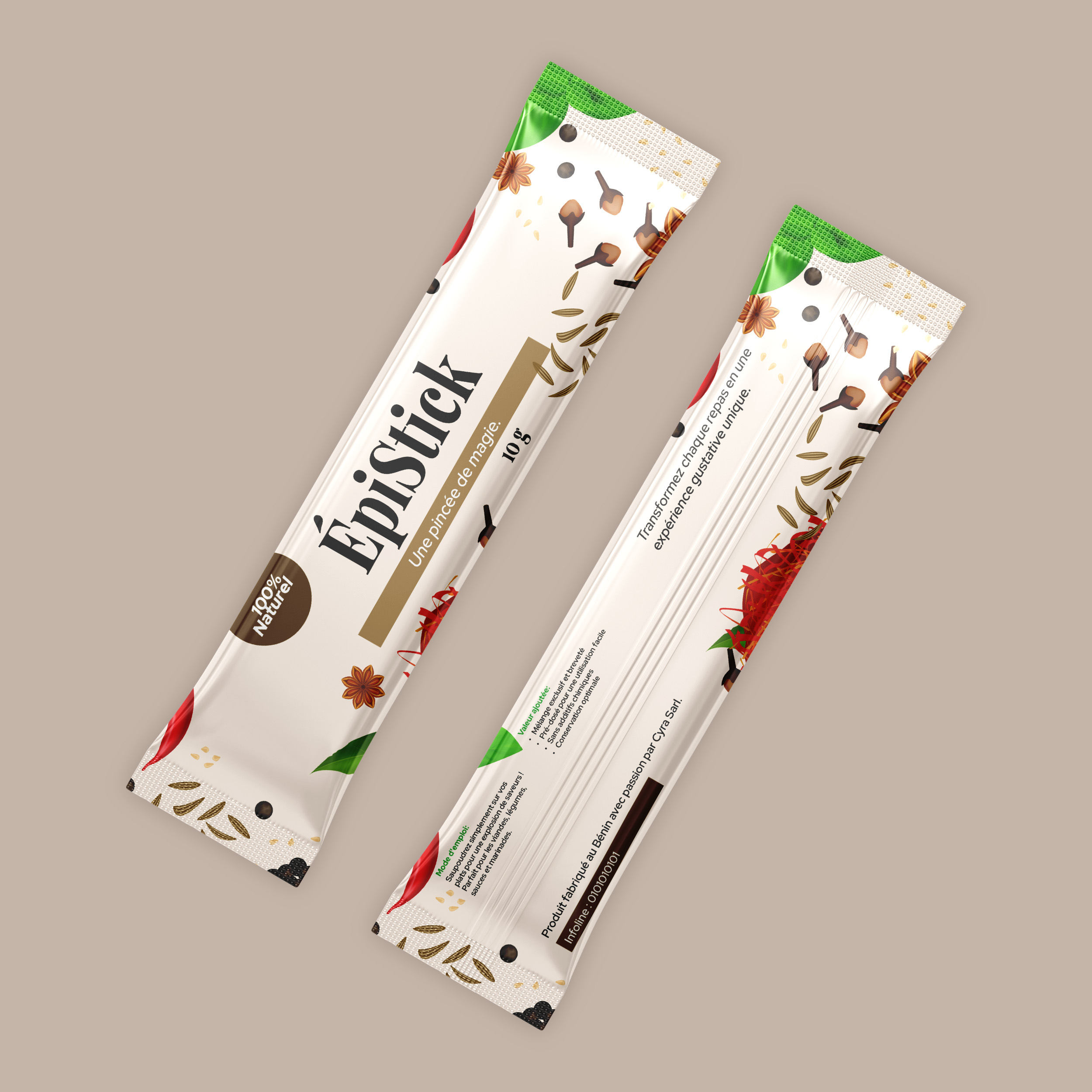 EpiStick – Conception de Packaging Produit